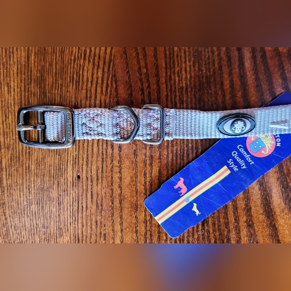 2 /$15 Hamilton Dog Collar Metal Buckle 16" Tag reads Amethyst - Picture 5 of 8